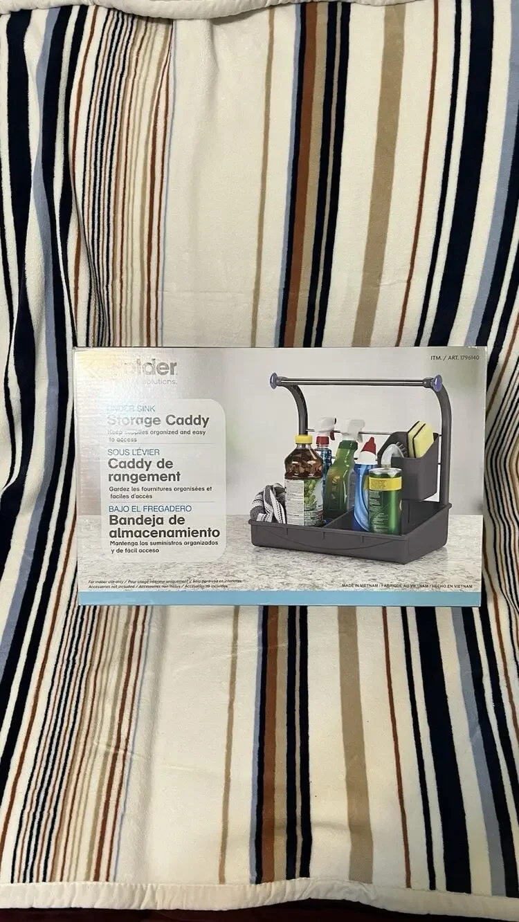 Polder Under Sink Storage Caddy. Kitchen, Bathroom, Cabinet Organization/Storage